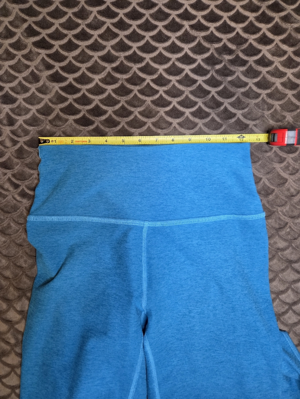 Beyond Yoga Practice Spaced High Waist Pants in Aqua Blue - Size M - Picture 4 of 10